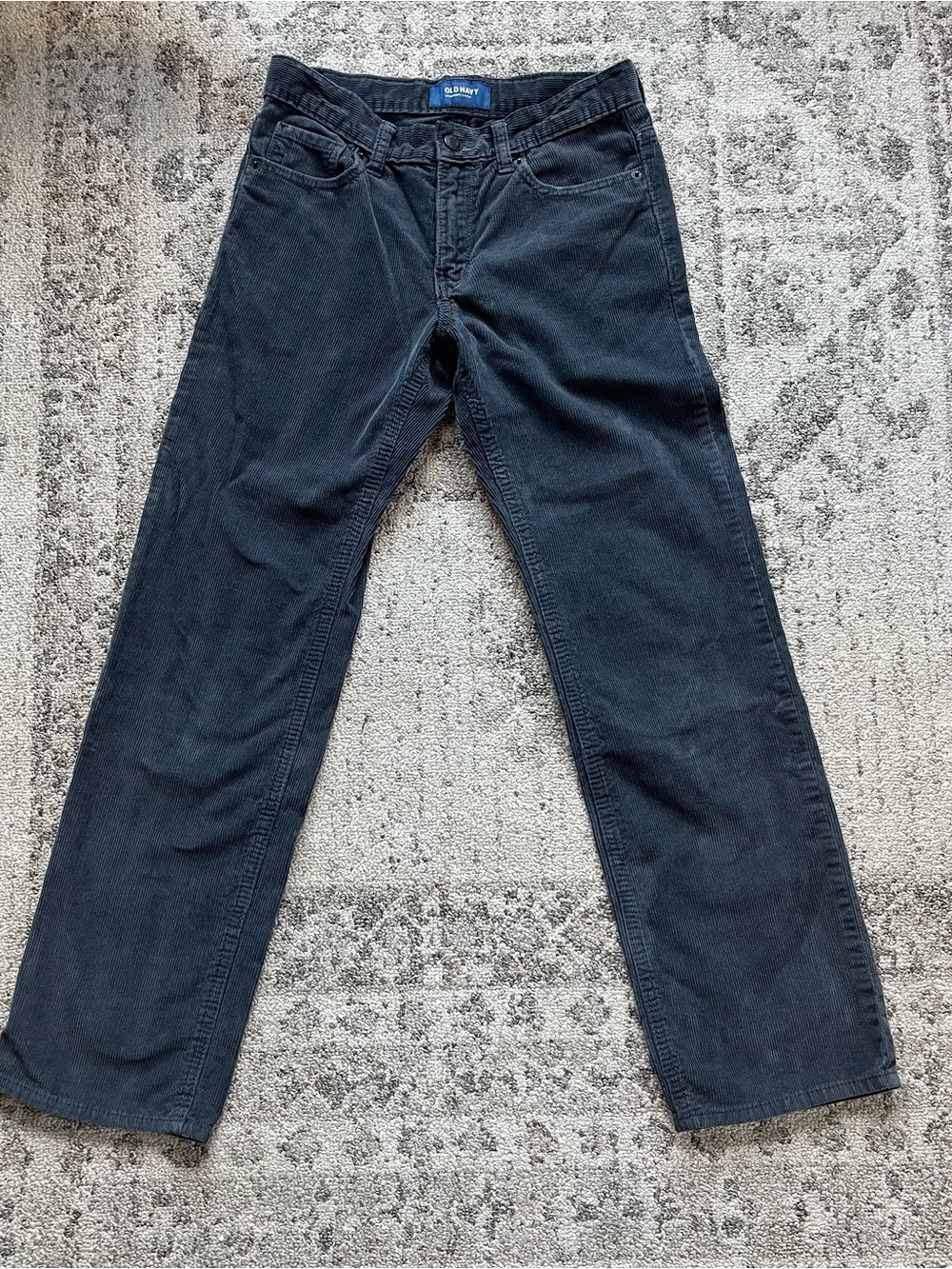 Old Navy boys Dark gray Corduroy Straight Pants